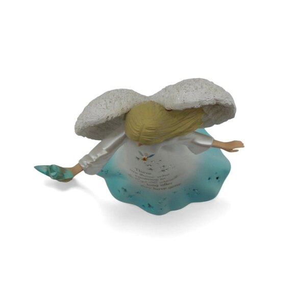 THOMAS KINKADE Light Of Love Angel Figurine with Illuminated Stars and Memorial - Picture 8 of 11